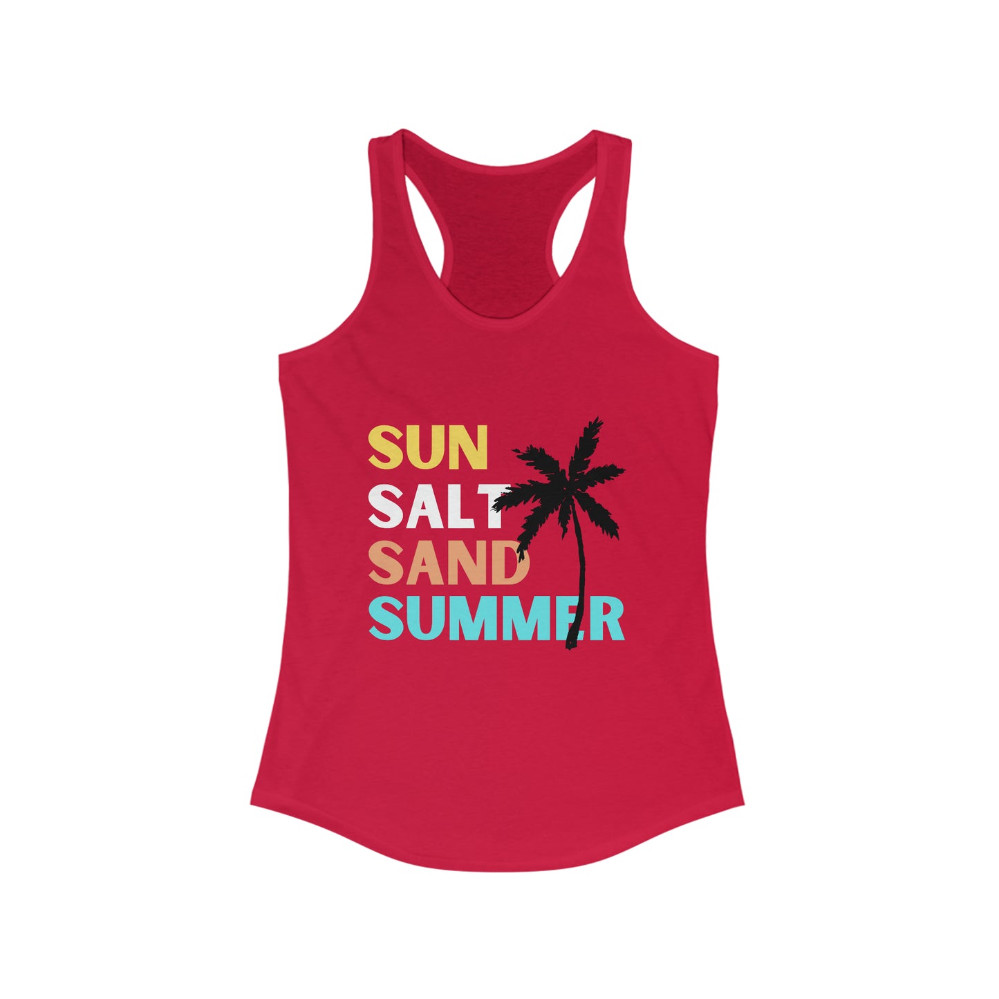 Sun Salt Sand Summer Women's Ideal Racerback Tank