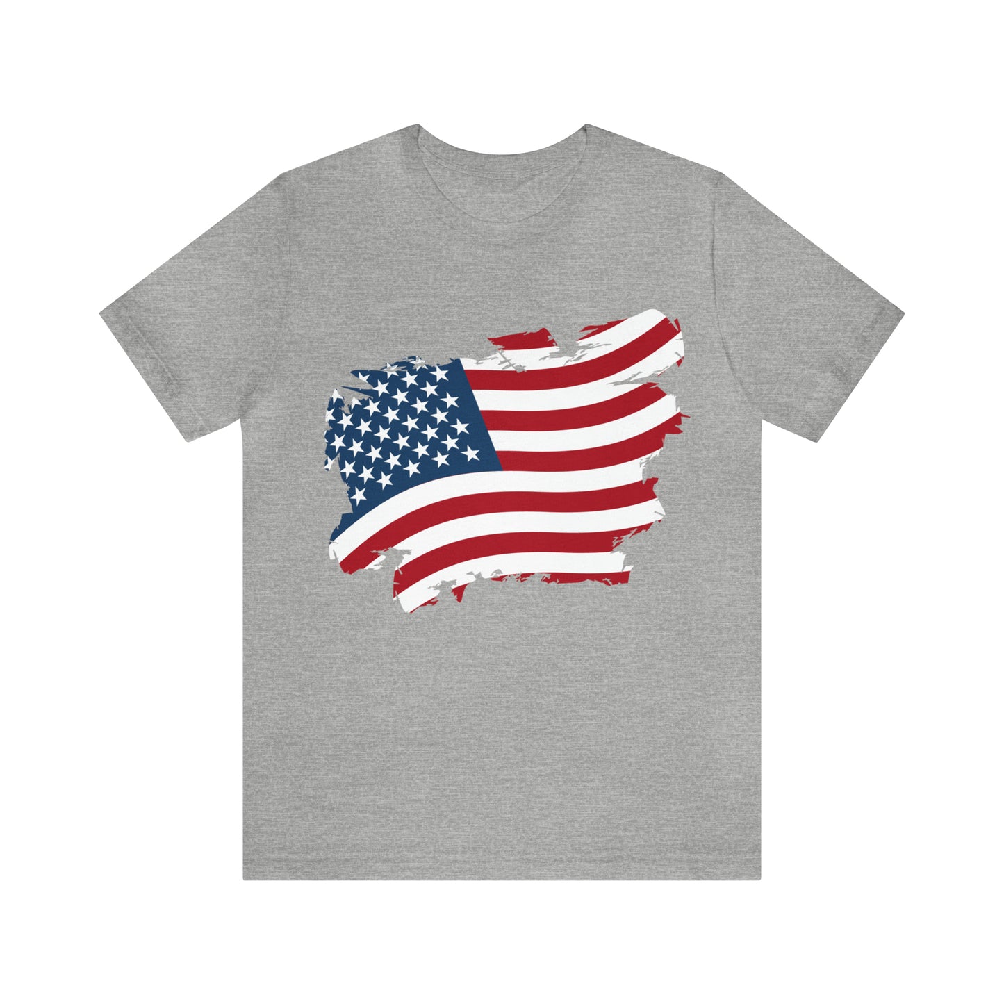USA Flag Unisex Jersey Short Sleeve Tee Shirt