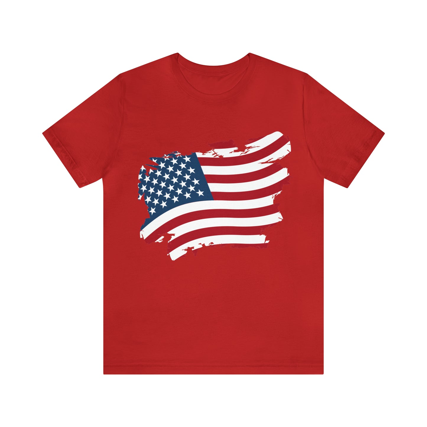 USA Flag Unisex Jersey Short Sleeve Tee Shirt