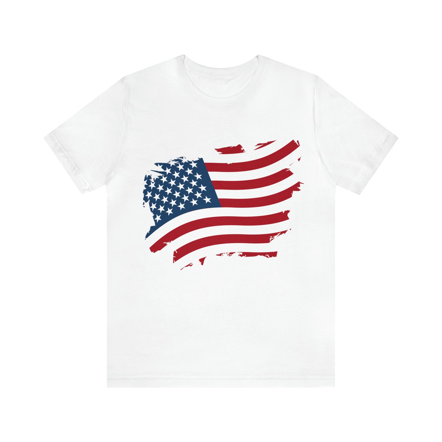 USA Flag Unisex Jersey Short Sleeve Tee Shirt