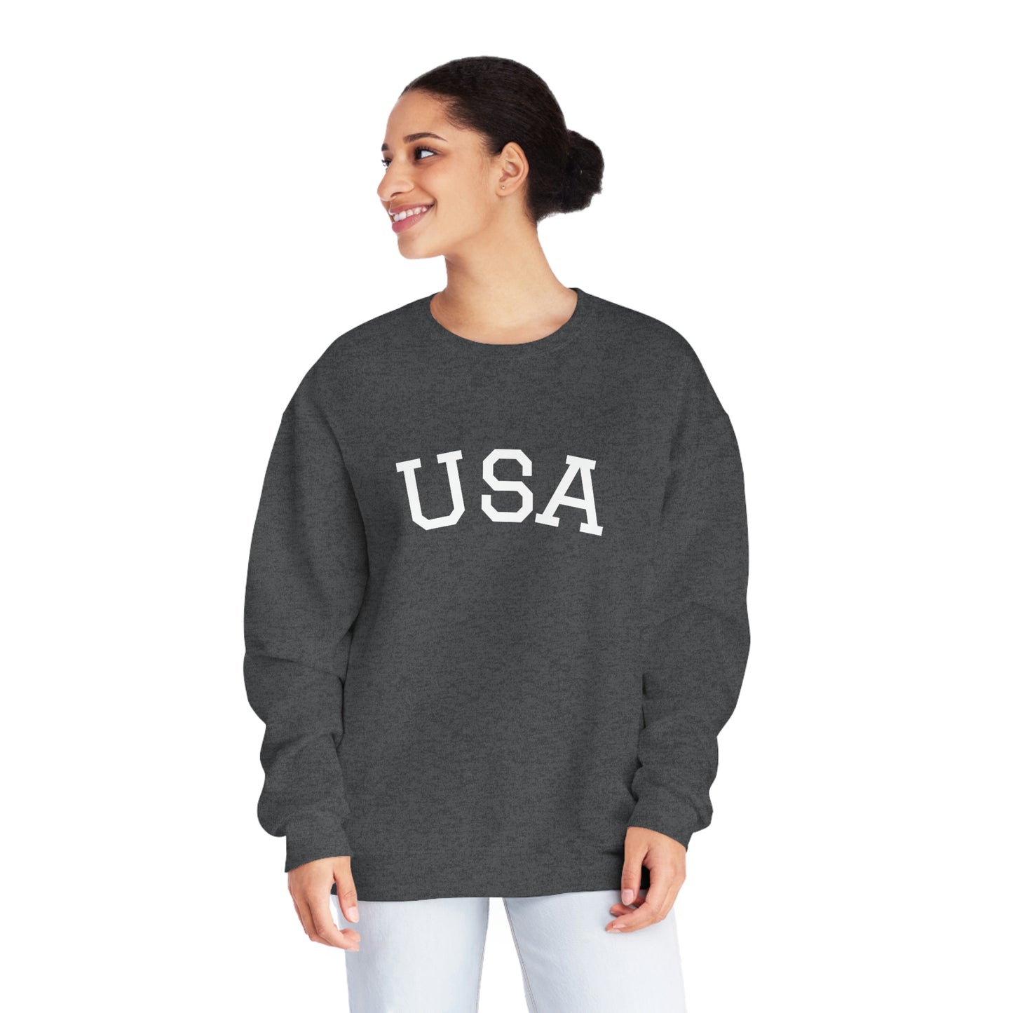 USA Unisex NuBlend® Crewneck Sweatshirt