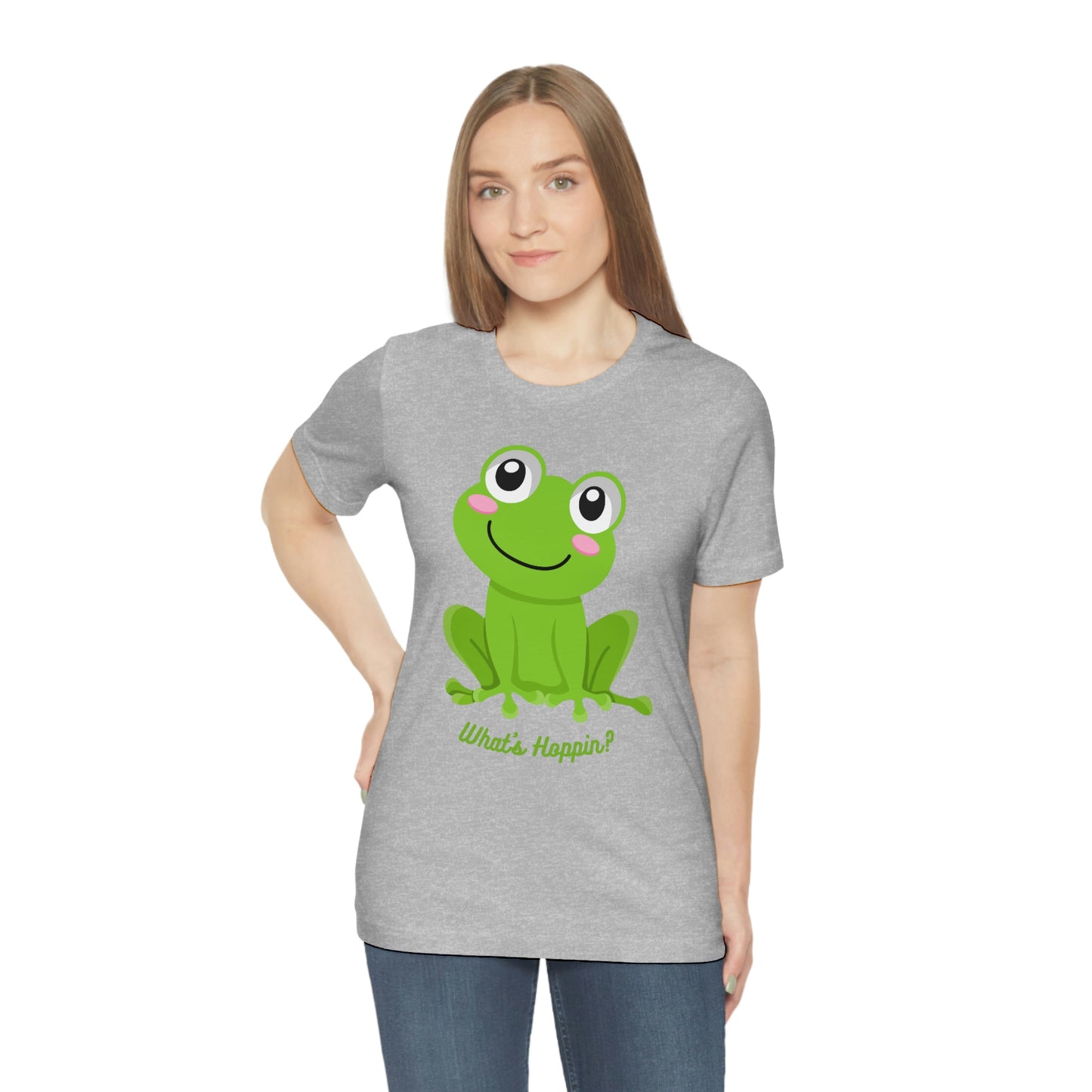 What's Hoppin? Frog Unisex Jersey Short Sleeve Tee
