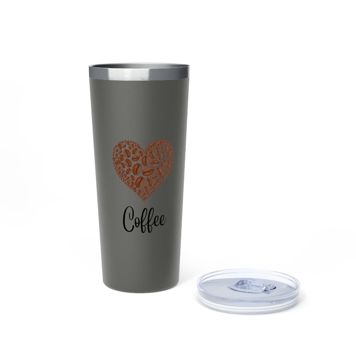 Coffee Heart Copper Vacuum Insulated Tumbler, 22oz