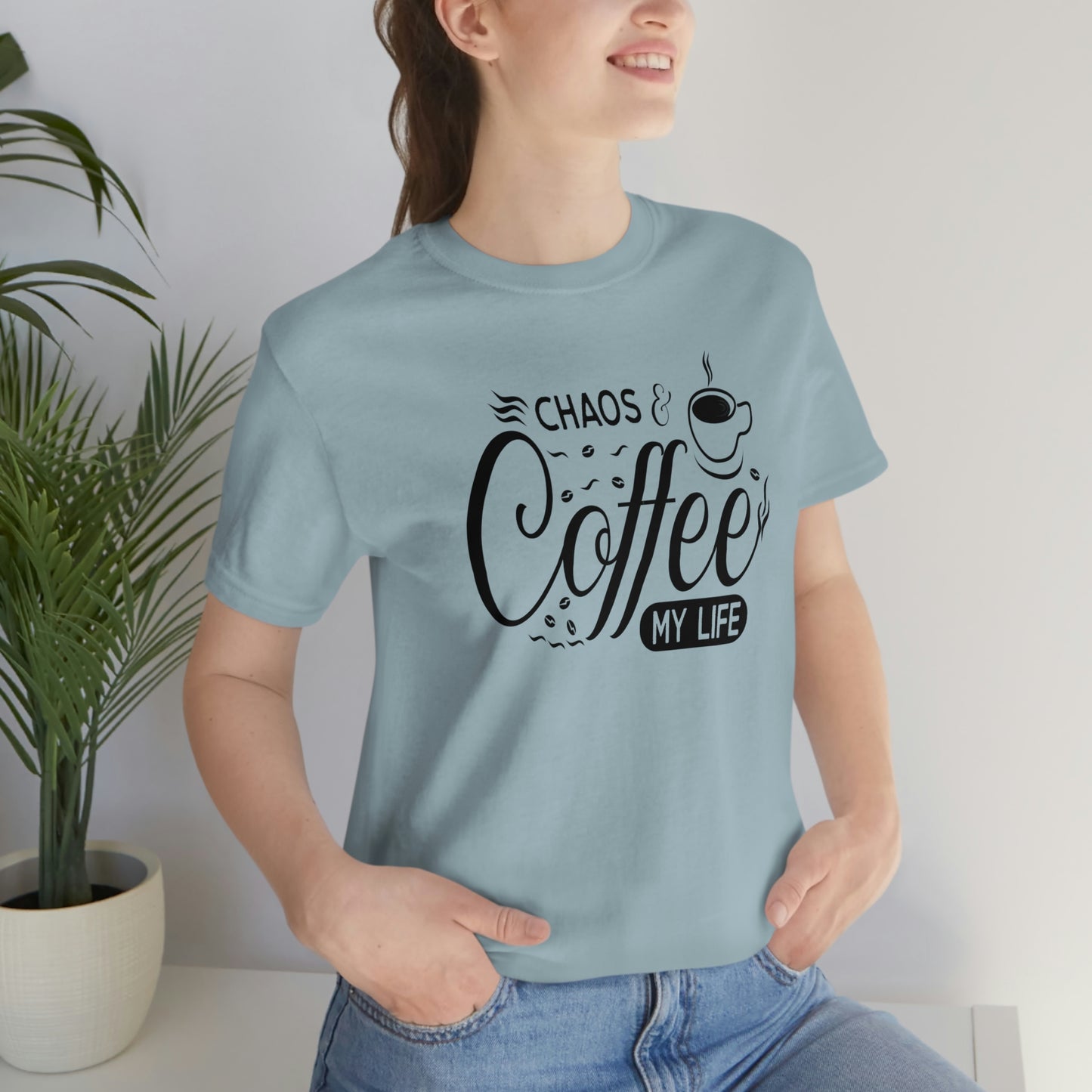 Chaos Coffee Unisex Jersey Short Sleeve Tee