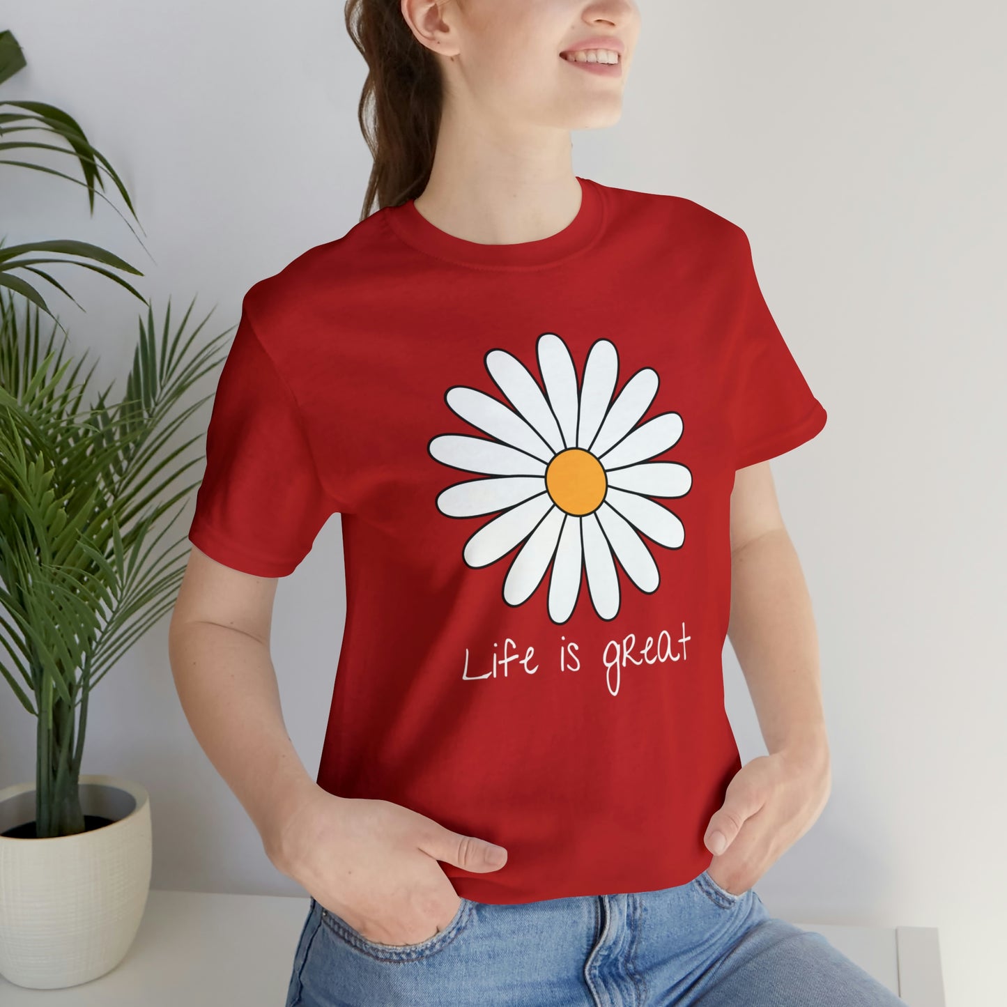 Life is great Unisex Jersey Short Sleeve Tee