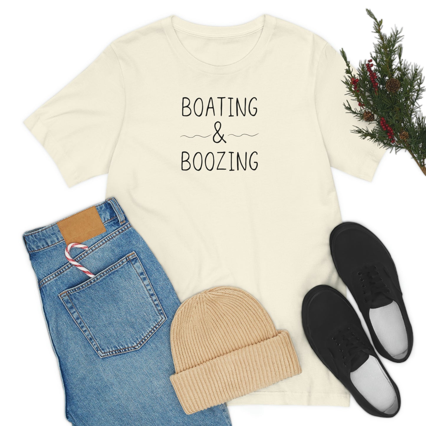 Boating & Boozing Unisex Jersey Short Sleeve Tee