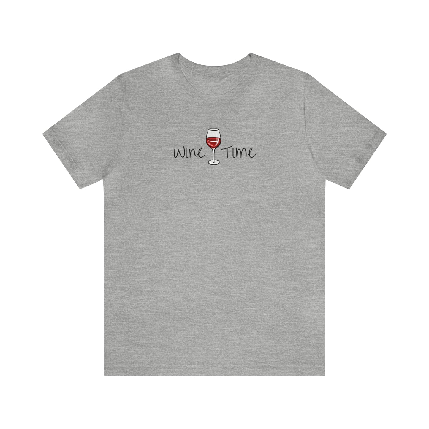 Wine Time Unisex Jersey Short Sleeve Tee