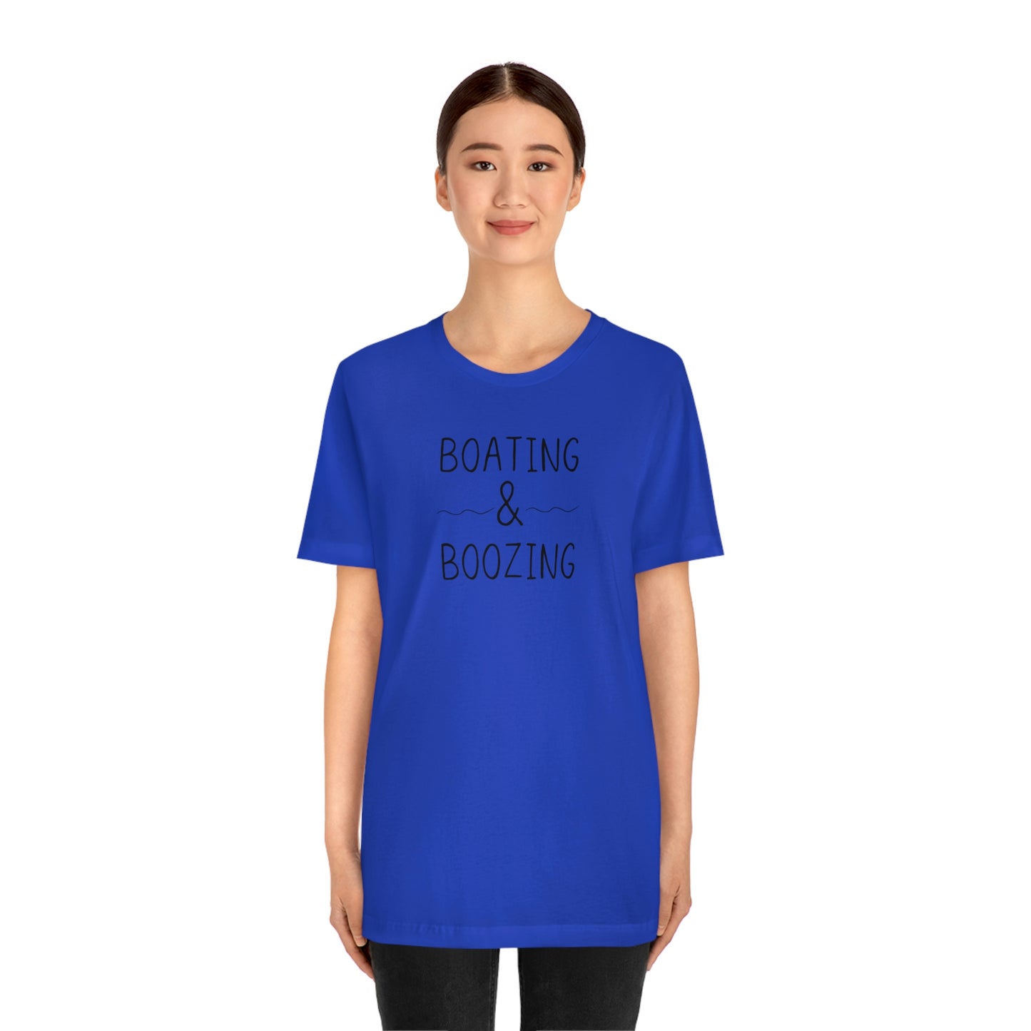 Boating & Boozing Unisex Jersey Short Sleeve Tee