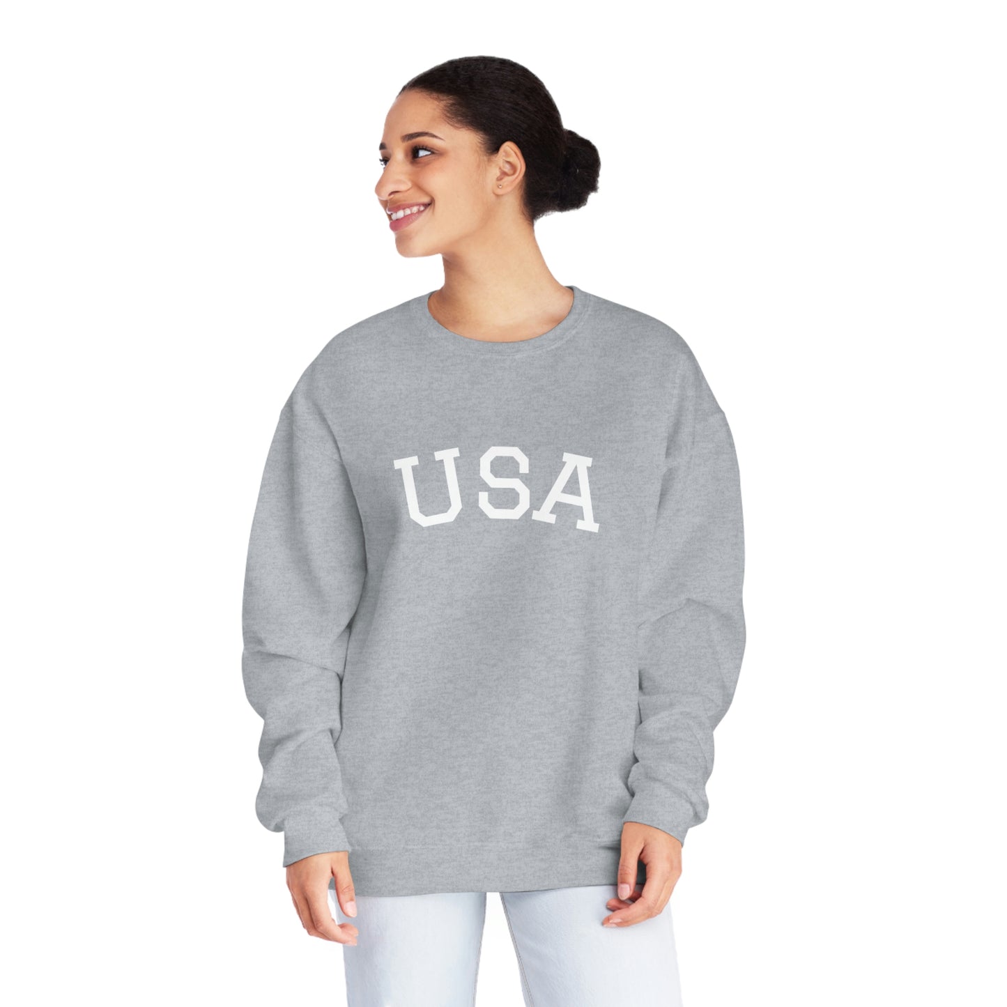 USA Unisex NuBlend® Crewneck Sweatshirt