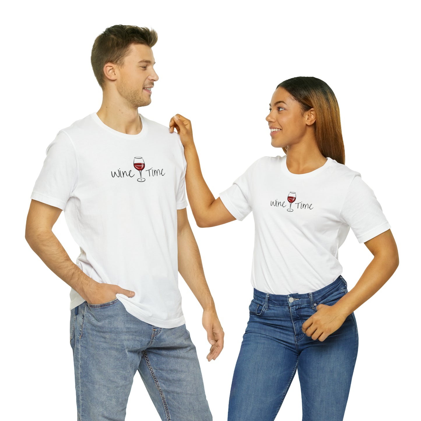 Wine Time Unisex Jersey Short Sleeve Tee