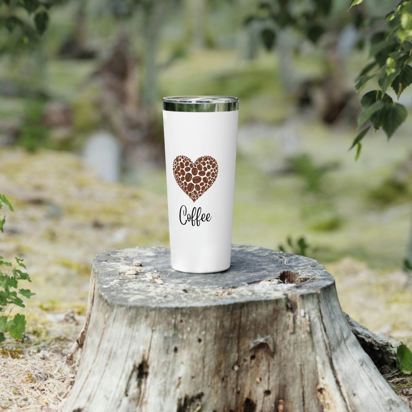 Coffee Heart Copper Vacuum Insulated Tumbler, 22oz