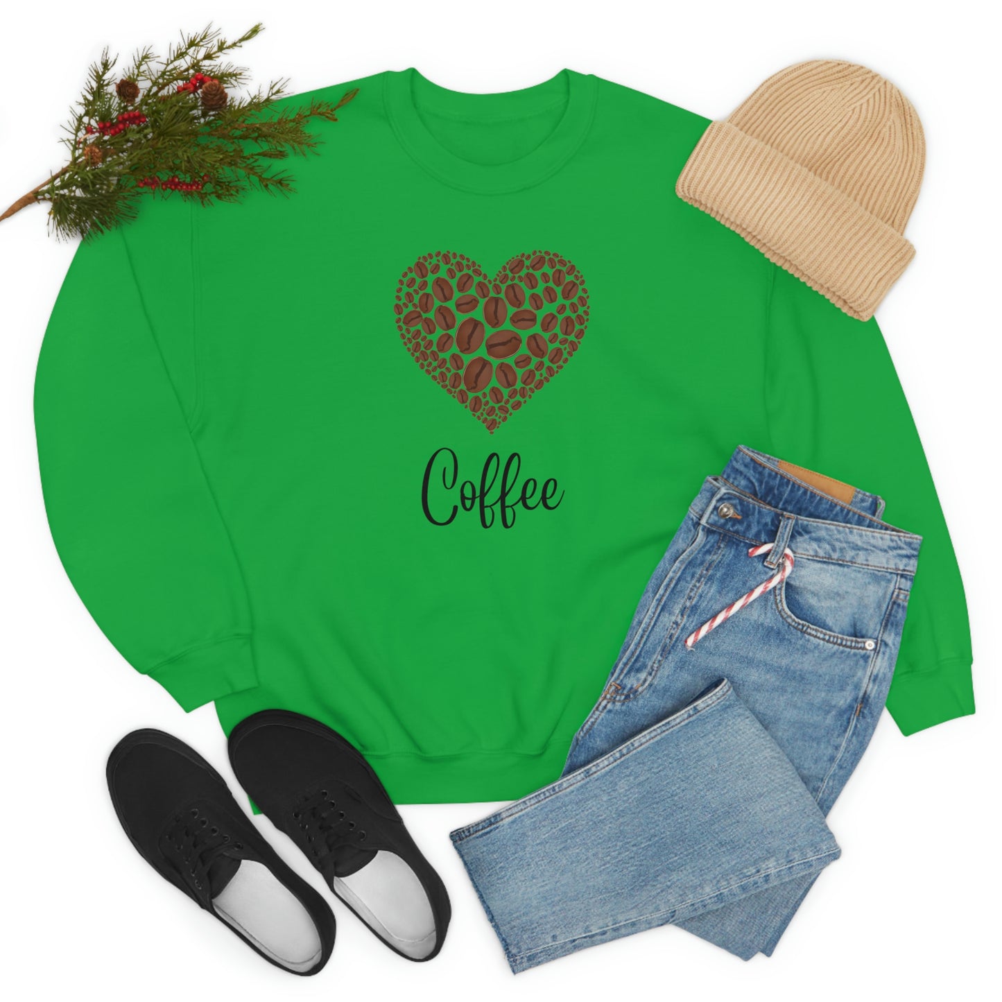 Coffee Unisex Heavy Blend™ Crewneck Sweatshirt