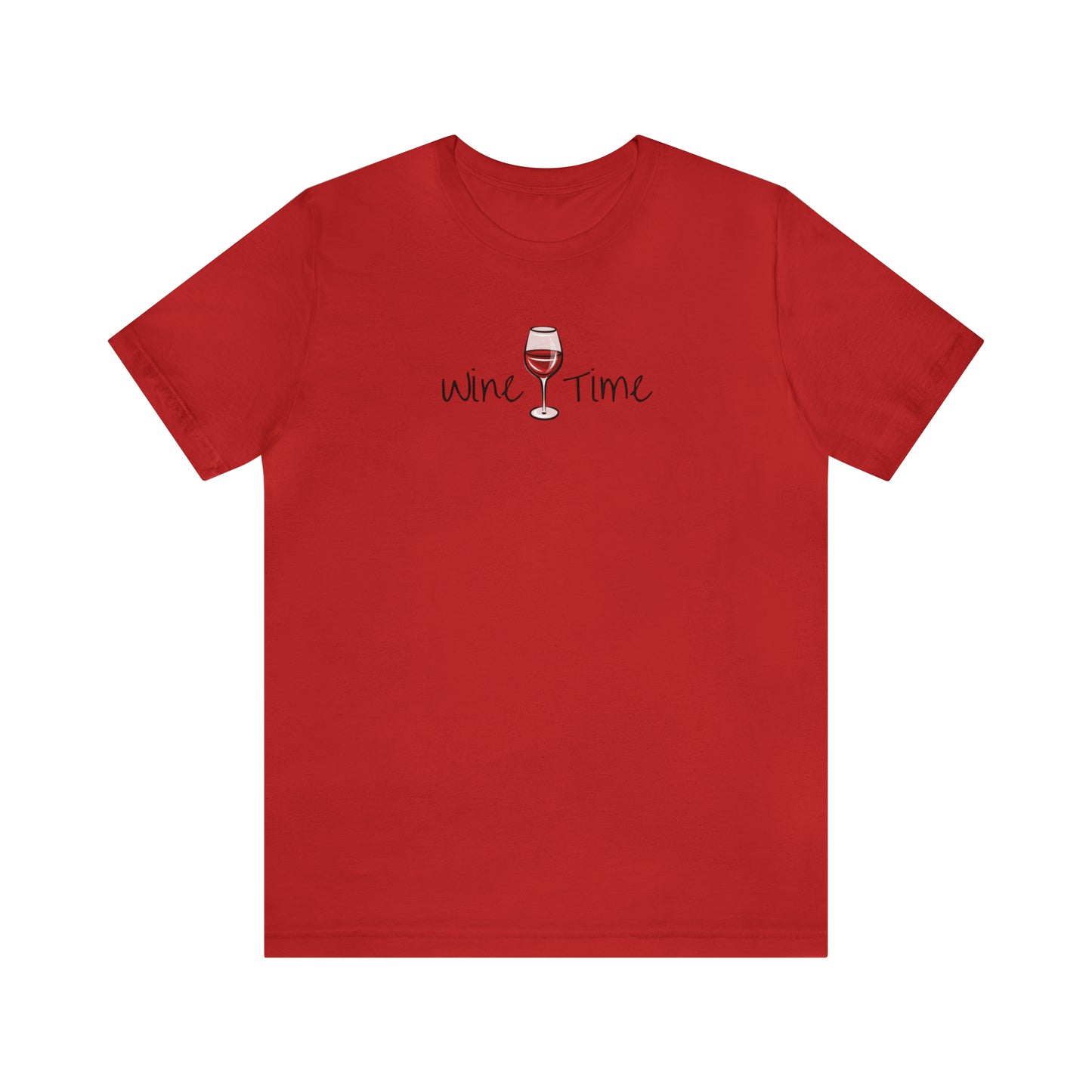 Wine Time Unisex Jersey Short Sleeve Tee