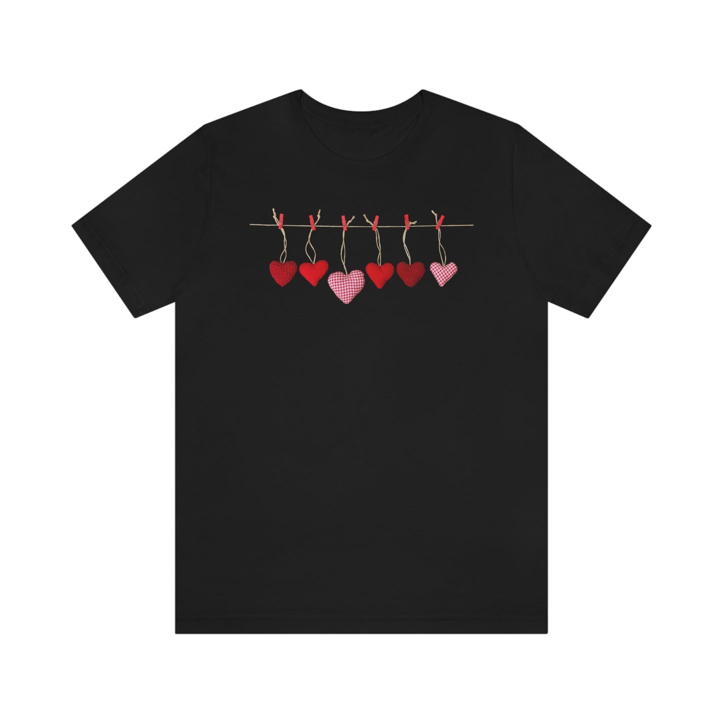 Heart String Unisex Jersey Short Sleeve Tee