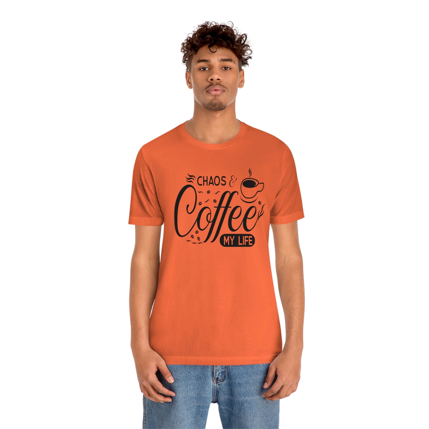 Chaos Coffee Unisex Jersey Short Sleeve Tee