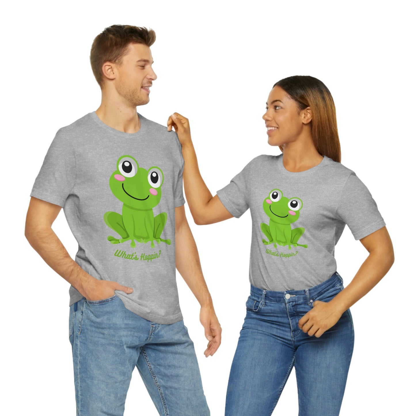 What's Hoppin? Frog Unisex Jersey Short Sleeve Tee