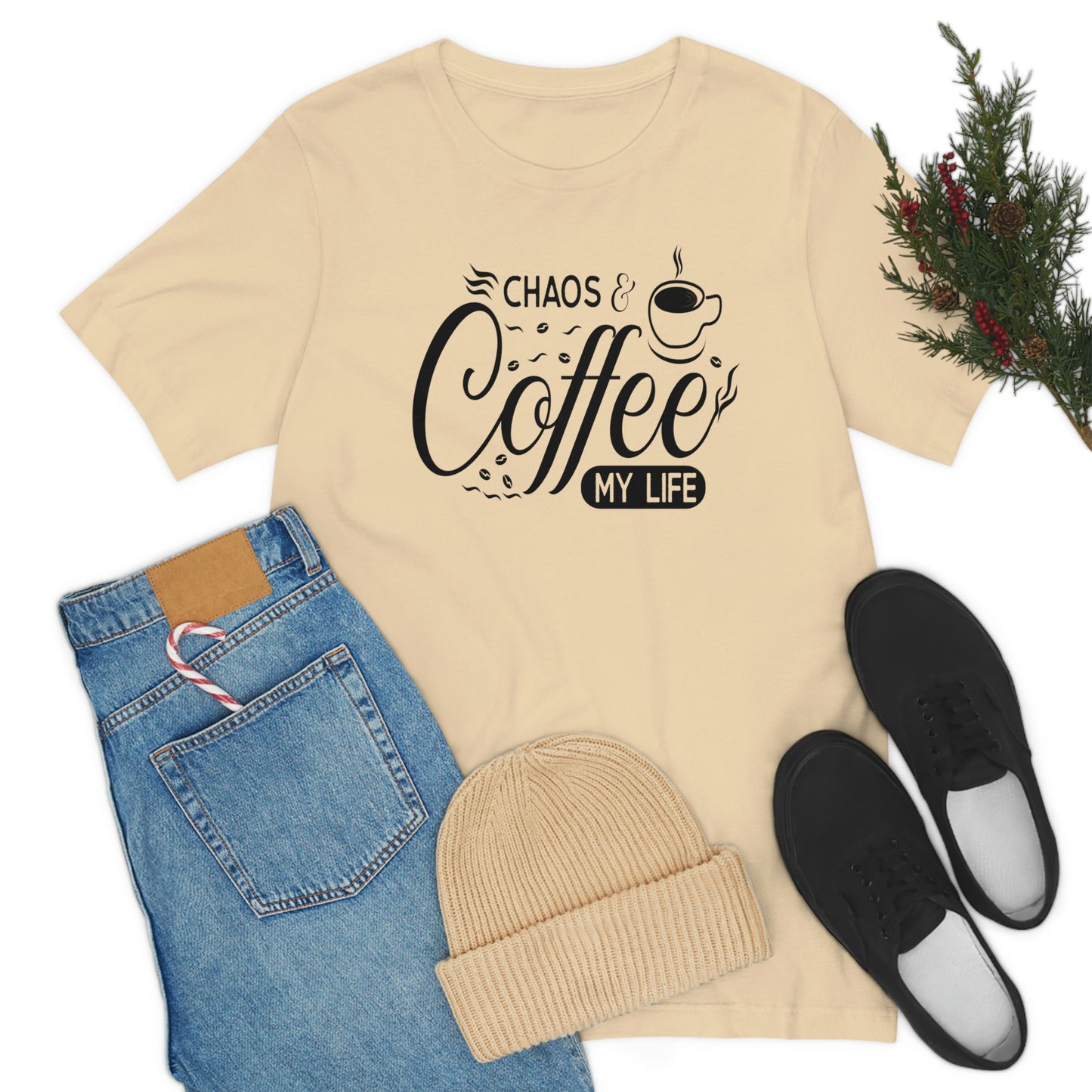 Chaos Coffee Unisex Jersey Short Sleeve Tee