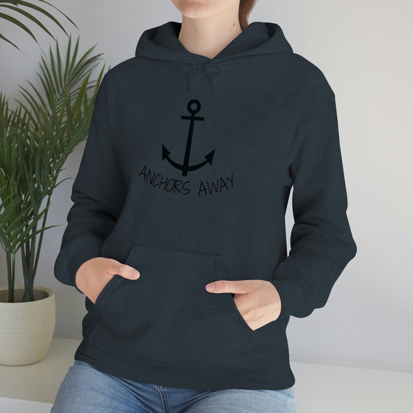 Anchors Away Unisex Heavy Blend™ Hooded Sweatshirt