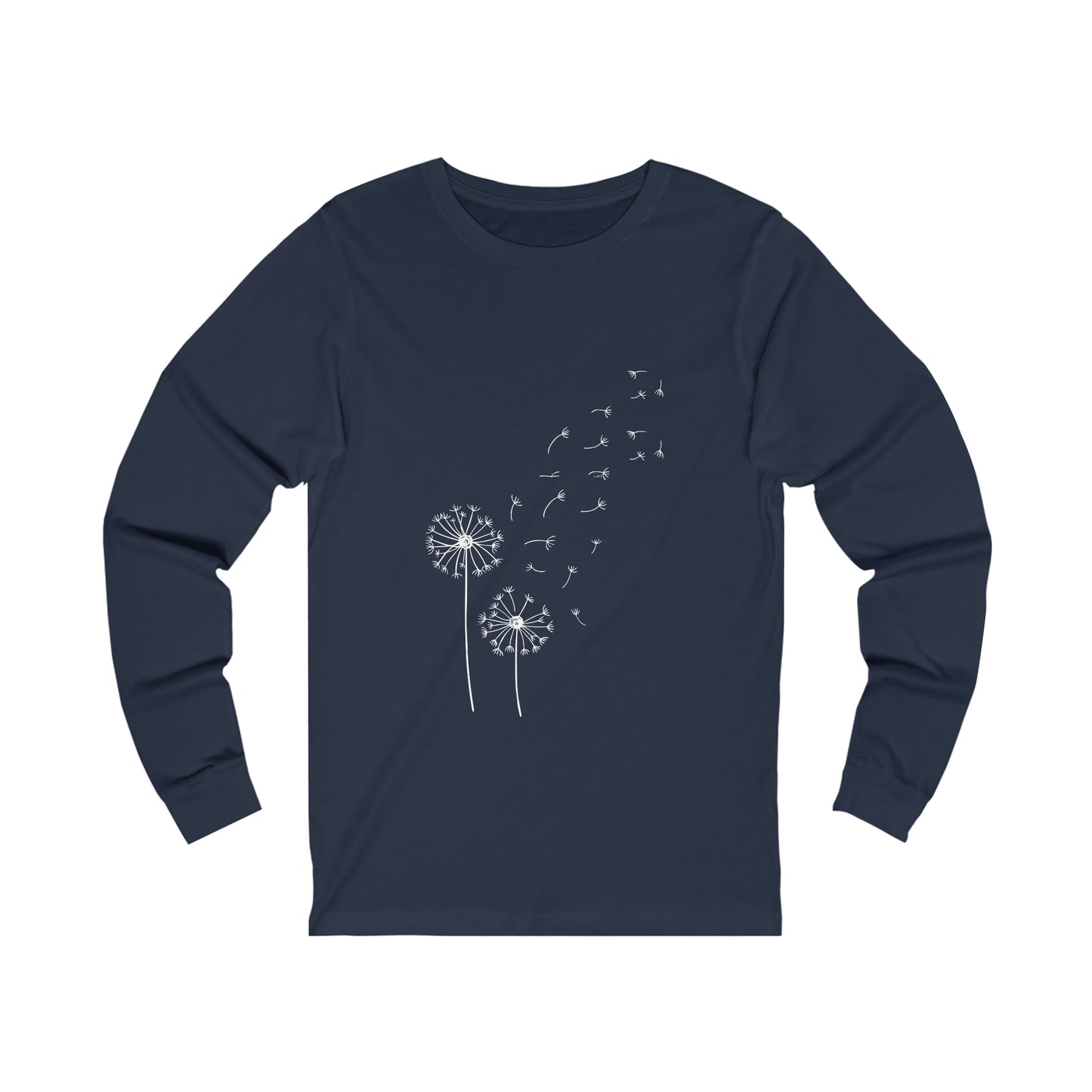 Blowing Dandelion Unisex Jersey Long Sleeve Tee