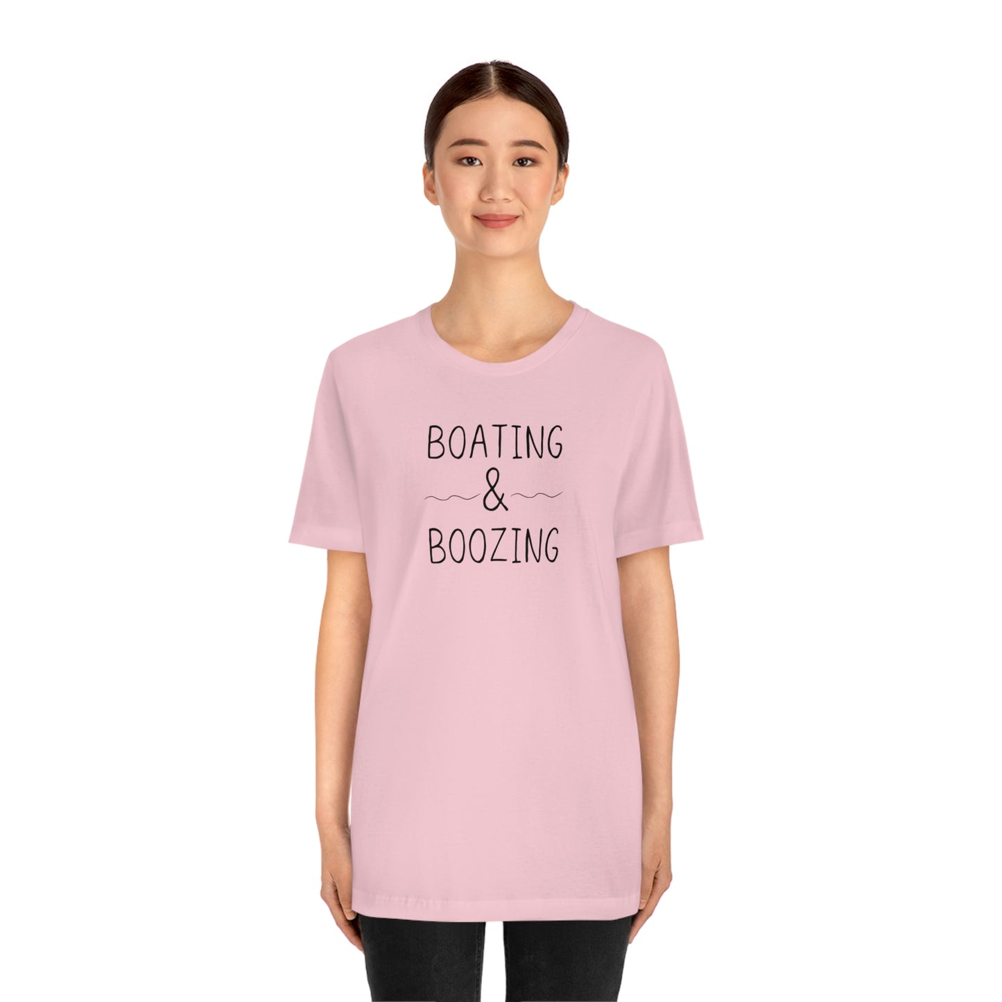 Boating & Boozing Unisex Jersey Short Sleeve Tee