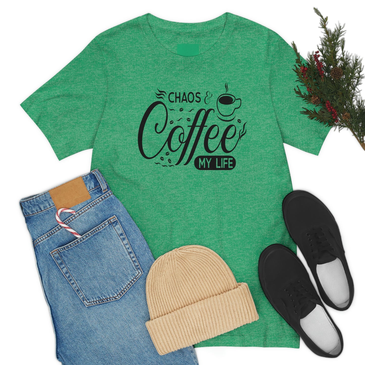 Chaos Coffee Unisex Jersey Short Sleeve Tee
