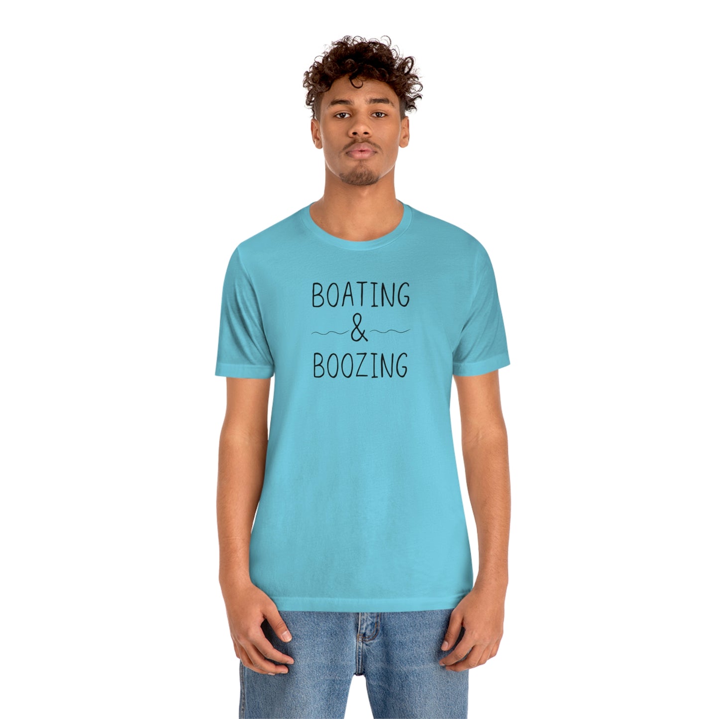Boating & Boozing Unisex Jersey Short Sleeve Tee