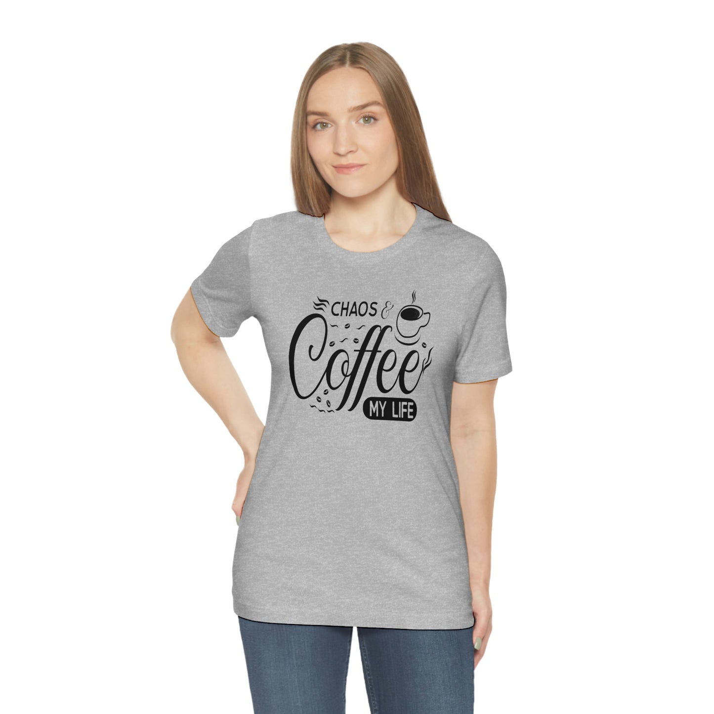 Chaos Coffee Unisex Jersey Short Sleeve Tee