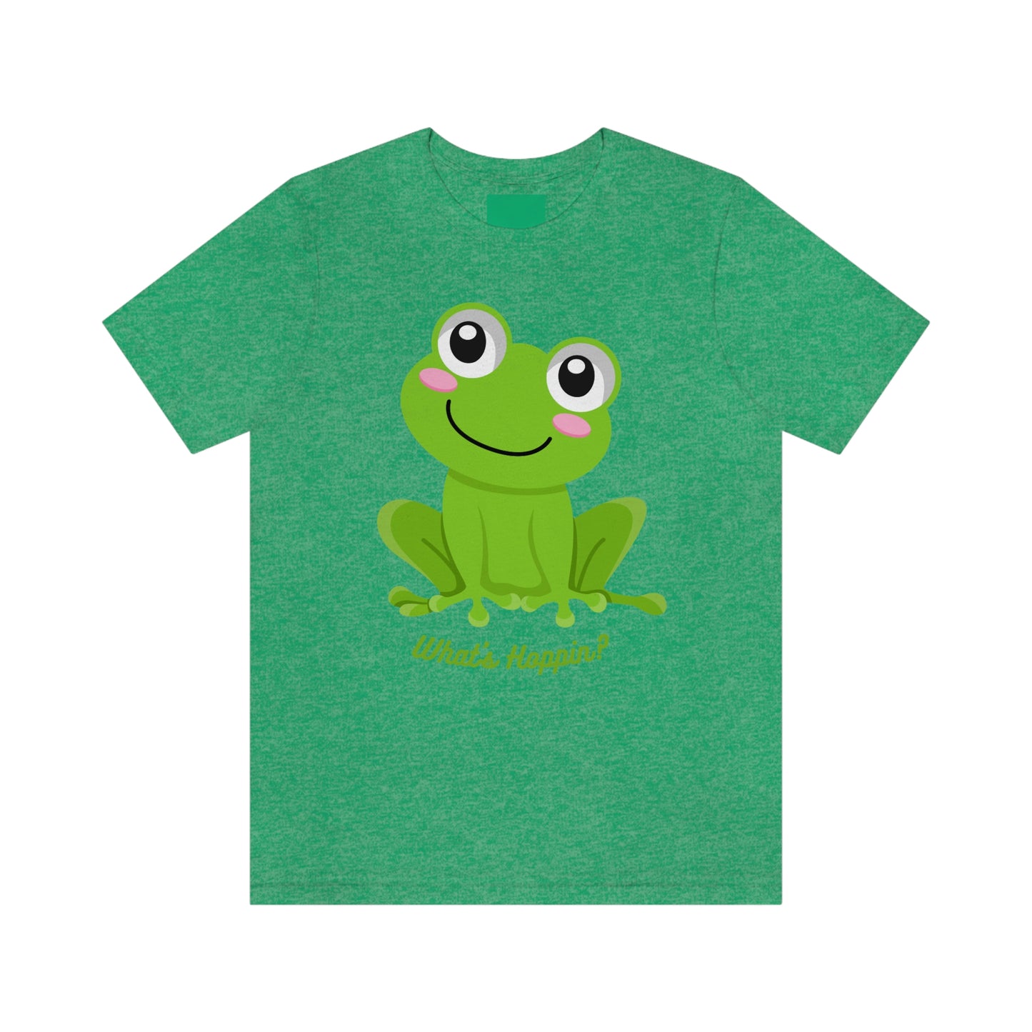 What's Hoppin? Frog Unisex Jersey Short Sleeve Tee