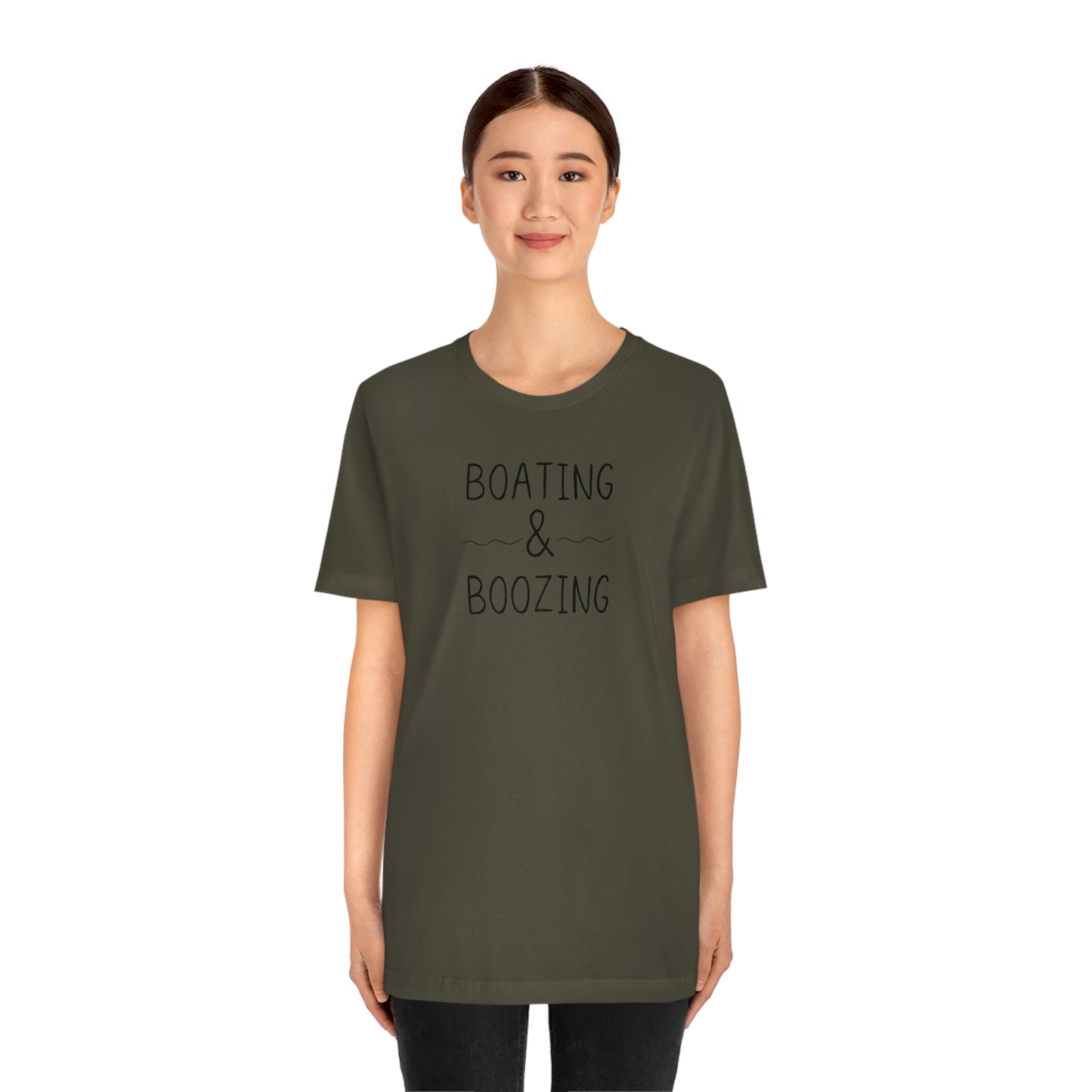 Boating & Boozing Unisex Jersey Short Sleeve Tee