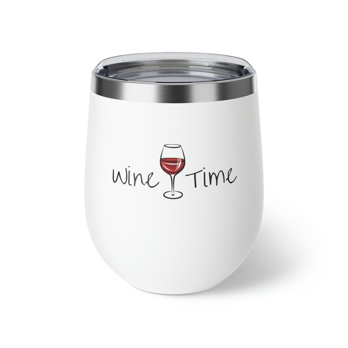Wine Time Copper Vacuum Insulated Cup, 12oz