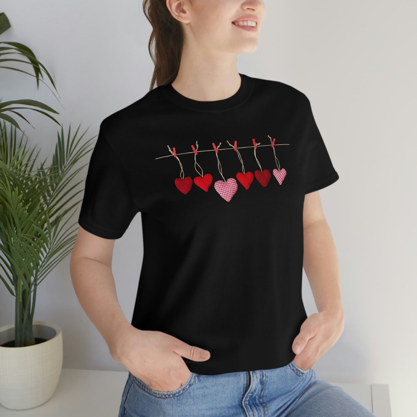 Heart String Unisex Jersey Short Sleeve Tee