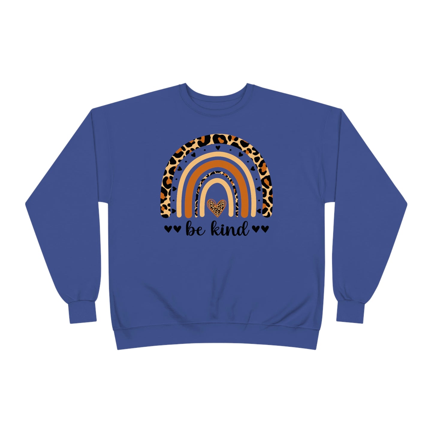 Be Kind Rainbow Unisex EcoSmart® Crewneck Sweatshirt