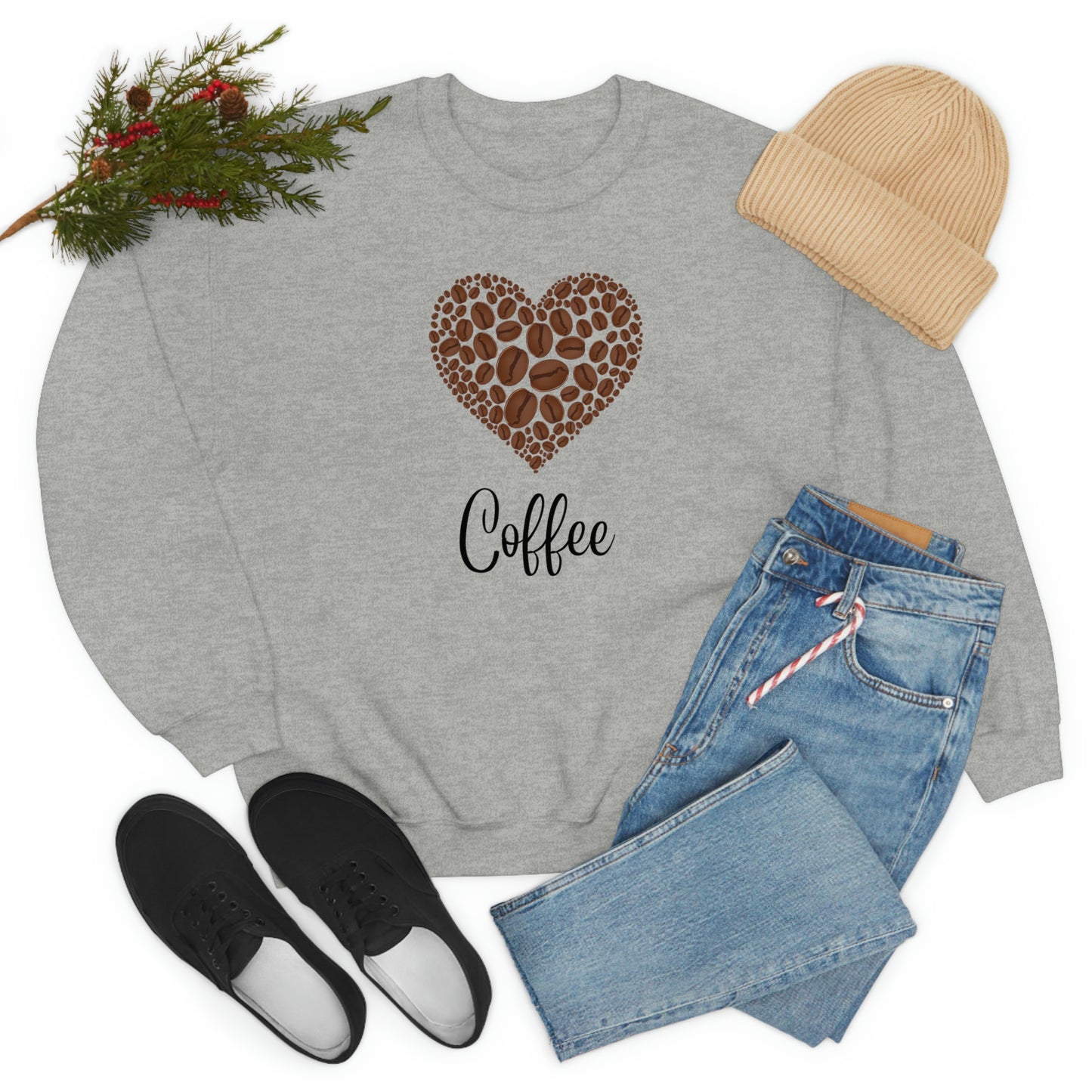 Coffee Unisex Heavy Blend™ Crewneck Sweatshirt