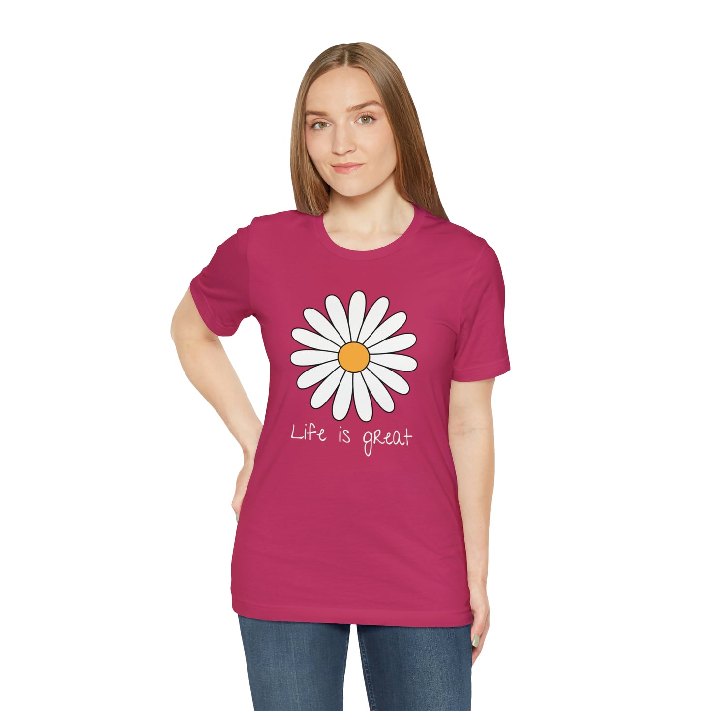 Life is great Unisex Jersey Short Sleeve Tee