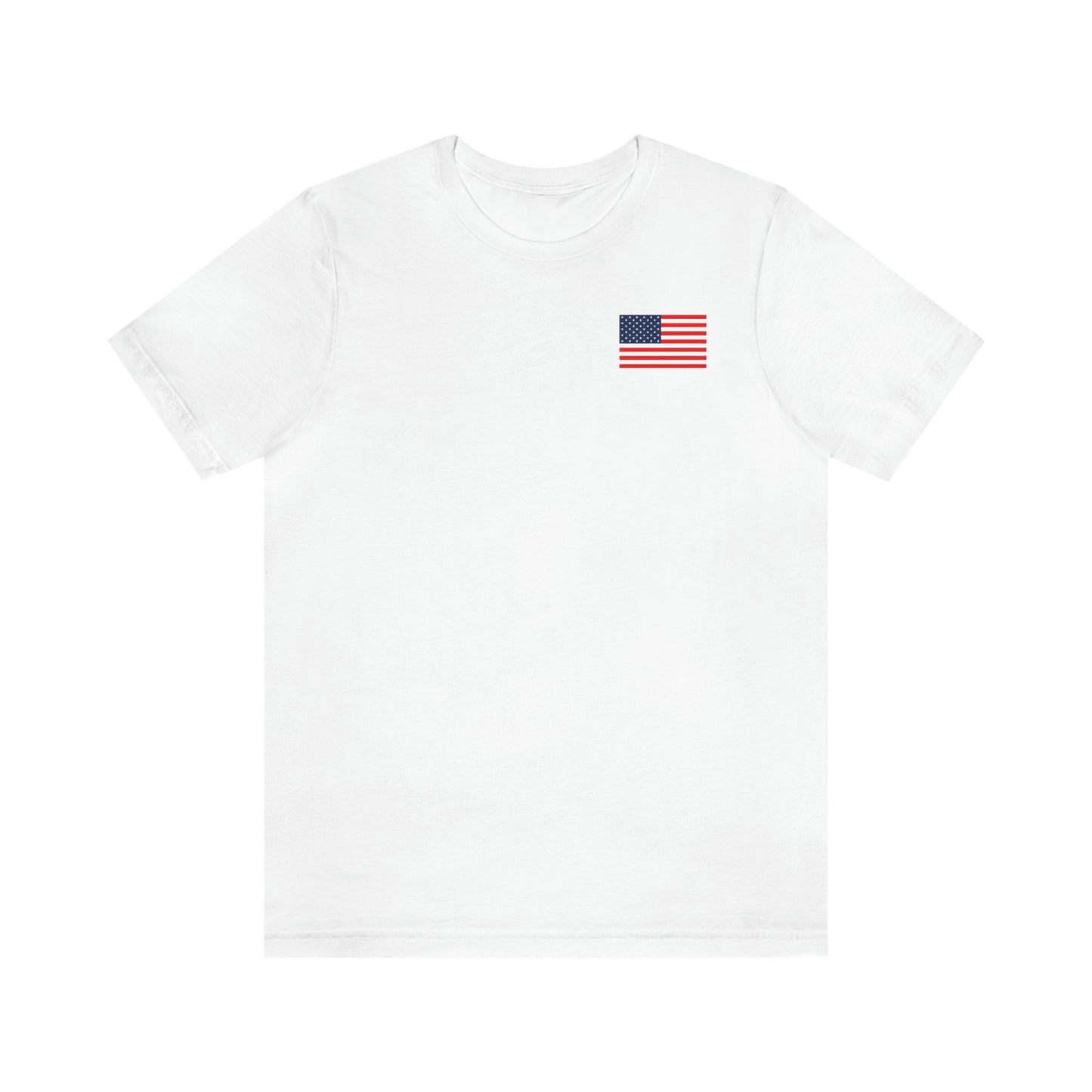 USA Flag Unisex Jersey Short Sleeve Tee