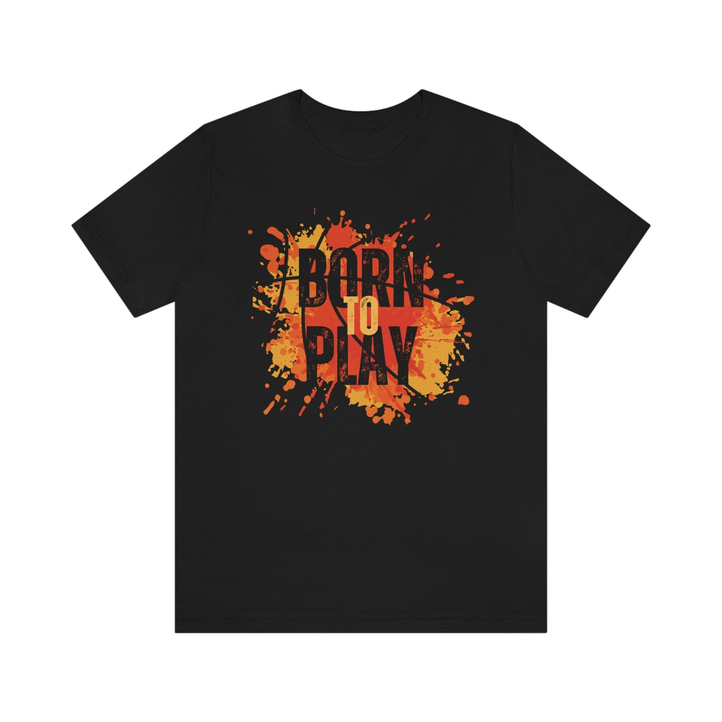 Born to Play BasketballUnisex Jersey Short Sleeve Tee