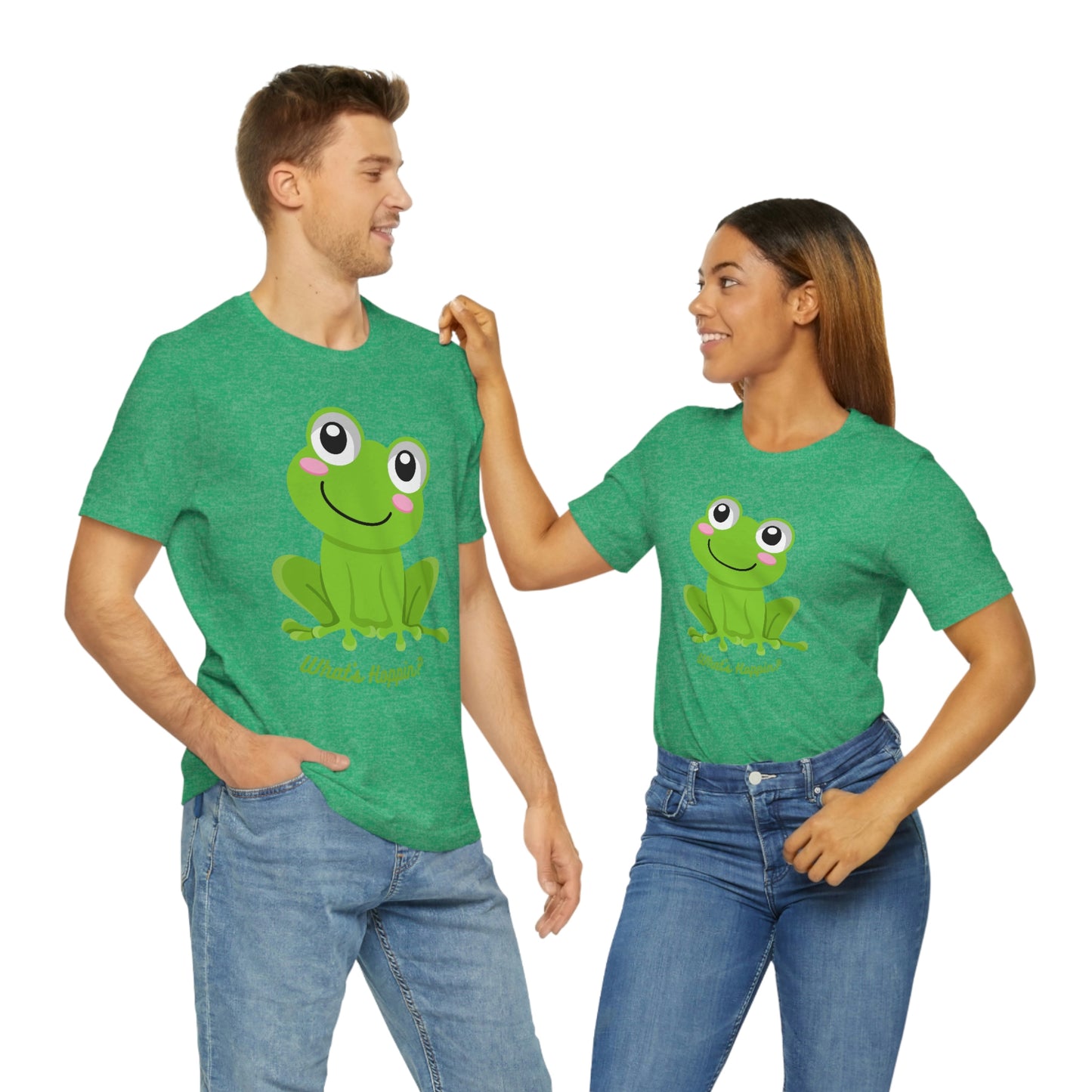What's Hoppin? Frog Unisex Jersey Short Sleeve Tee