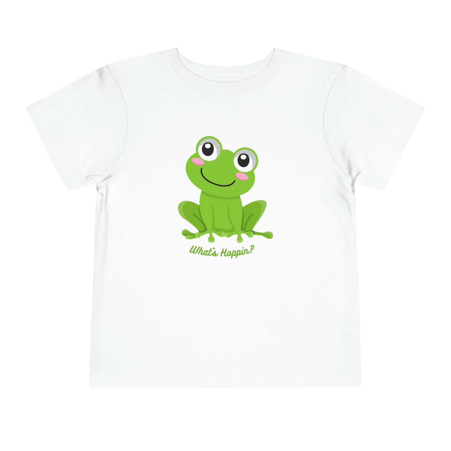 What's Hoppin? Frog Toddler Short Sleeve Tee