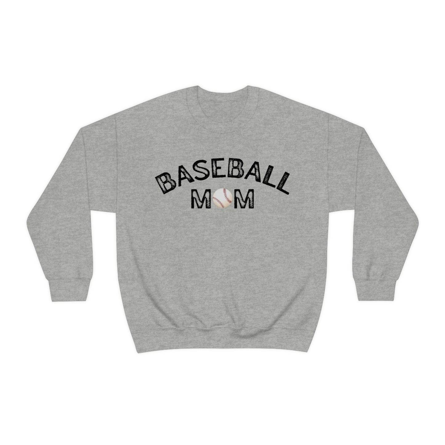 Baseball Mom Unisex Heavy Blend Crewneck Sweatshirt