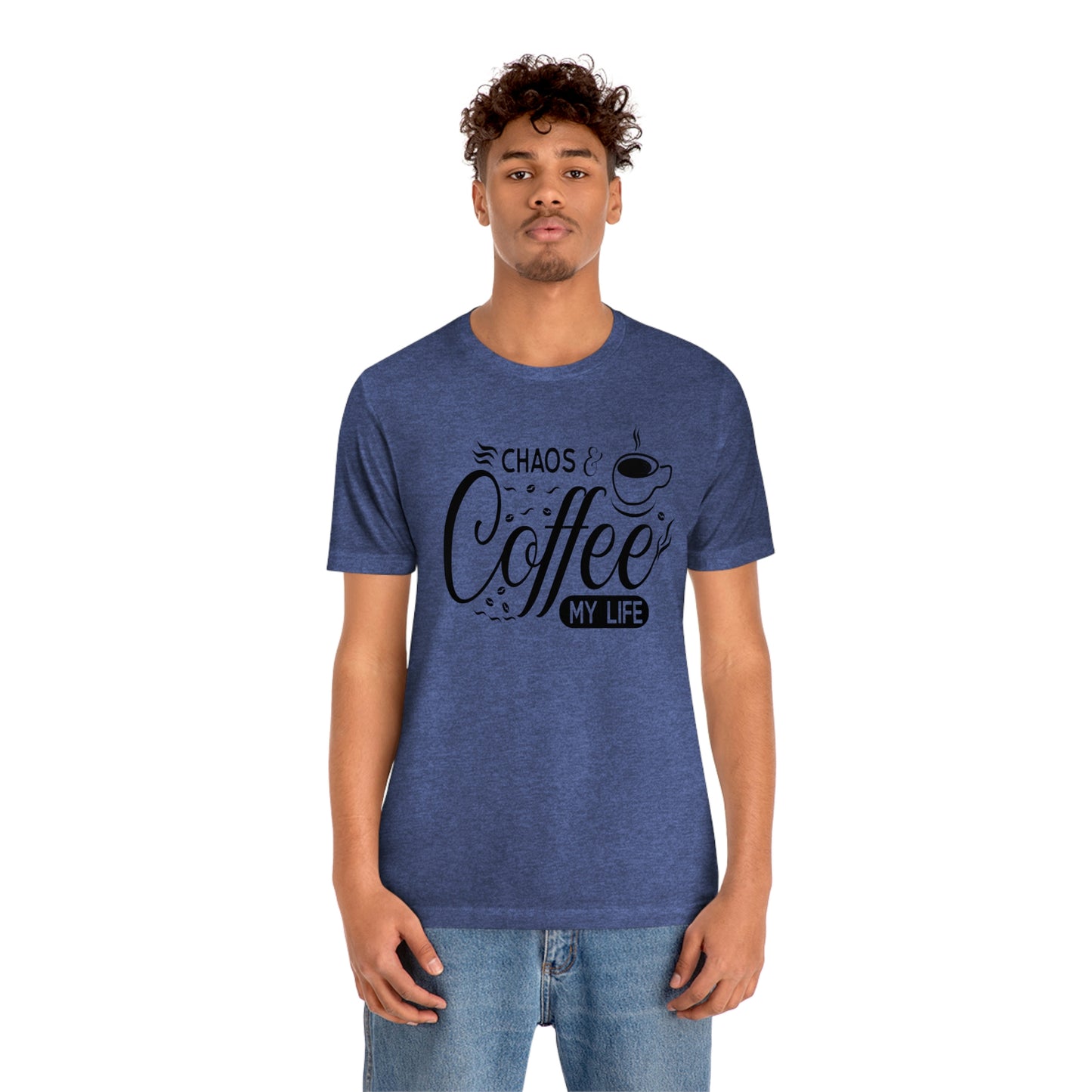 Chaos Coffee Unisex Jersey Short Sleeve Tee