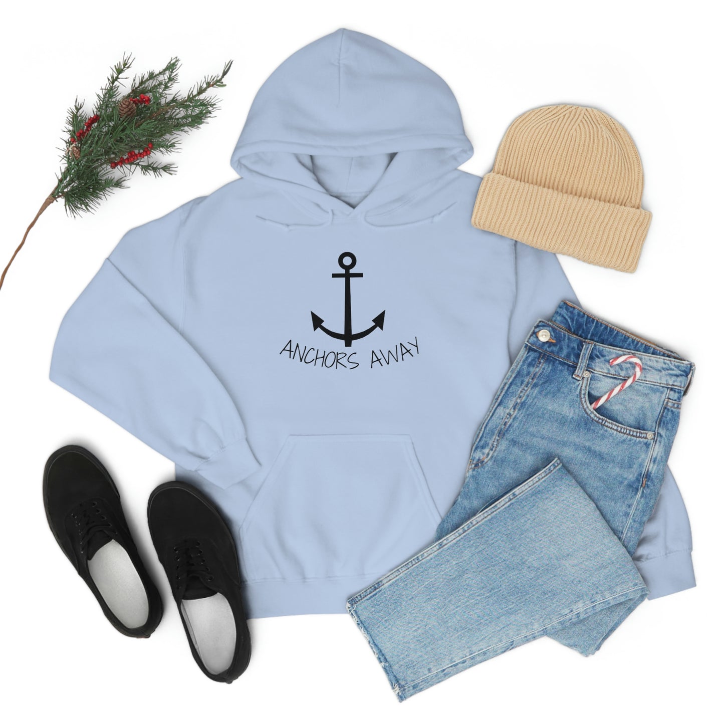 Anchors Away Unisex Heavy Blend™ Hooded Sweatshirt