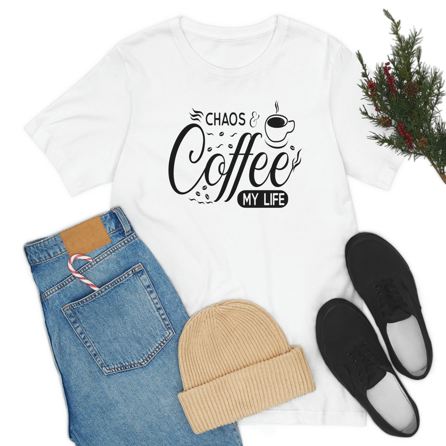 Chaos Coffee Unisex Jersey Short Sleeve Tee