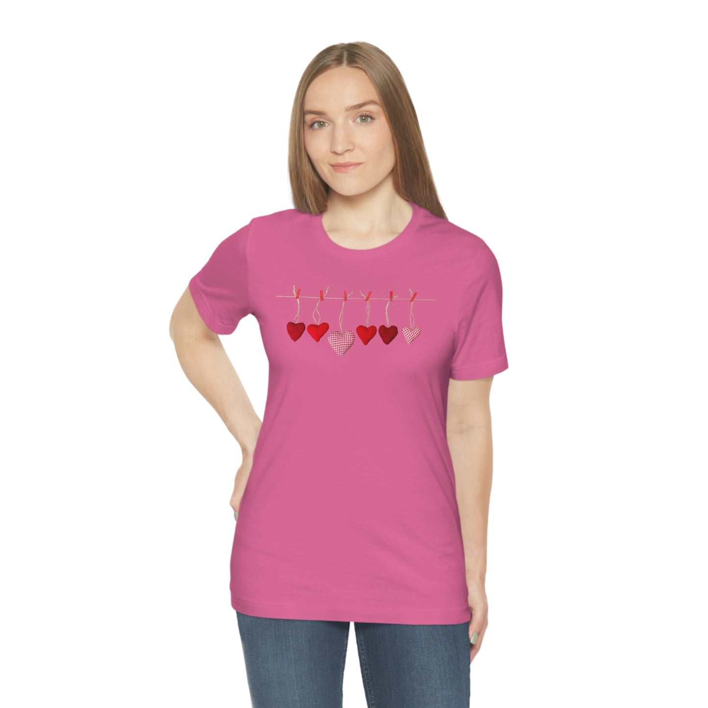 Heart String Unisex Jersey Short Sleeve Tee