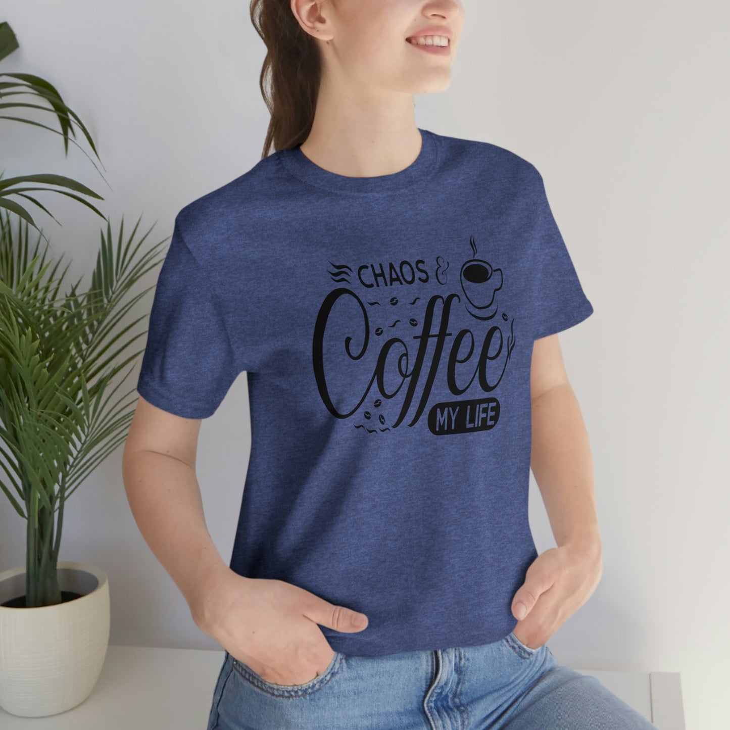 Chaos Coffee Unisex Jersey Short Sleeve Tee