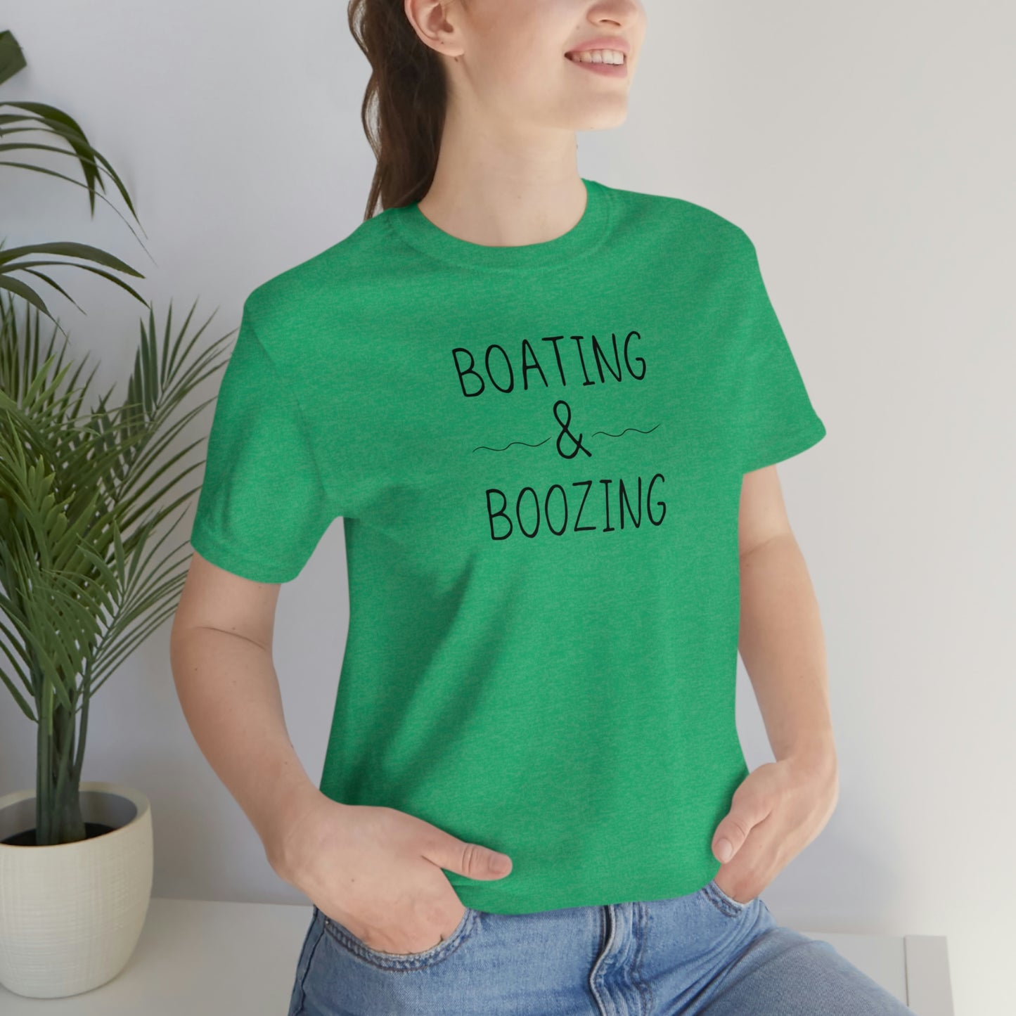 Boating & Boozing Unisex Jersey Short Sleeve Tee