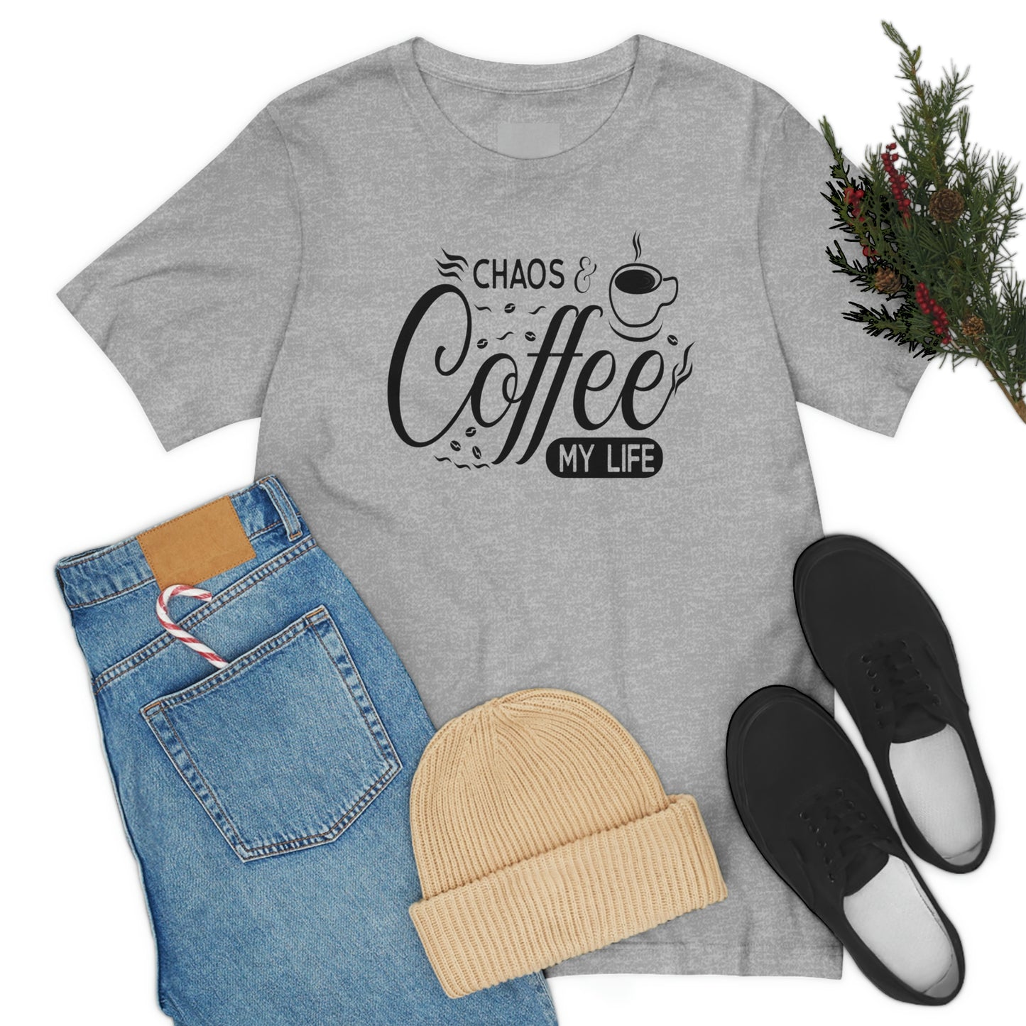 Chaos Coffee Unisex Jersey Short Sleeve Tee