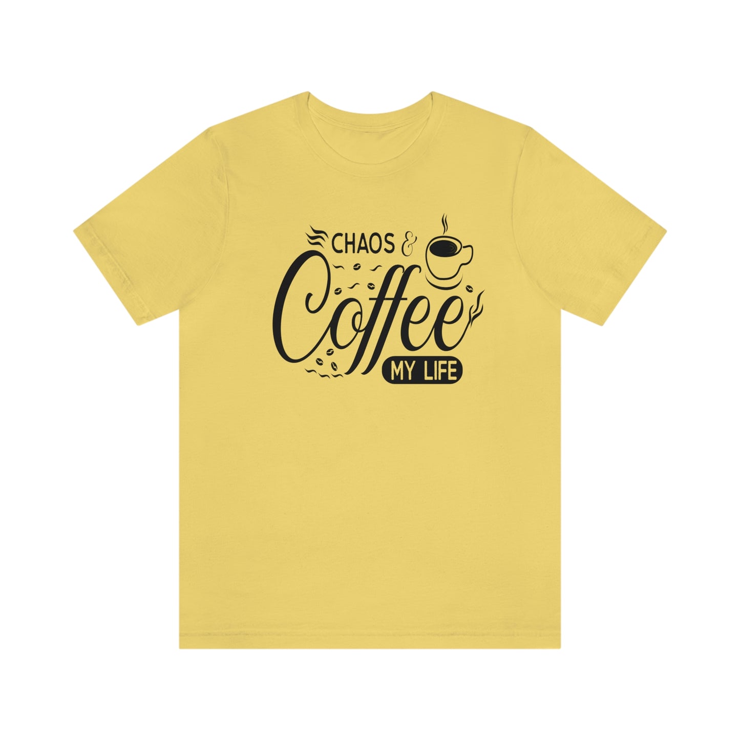 Chaos Coffee Unisex Jersey Short Sleeve Tee