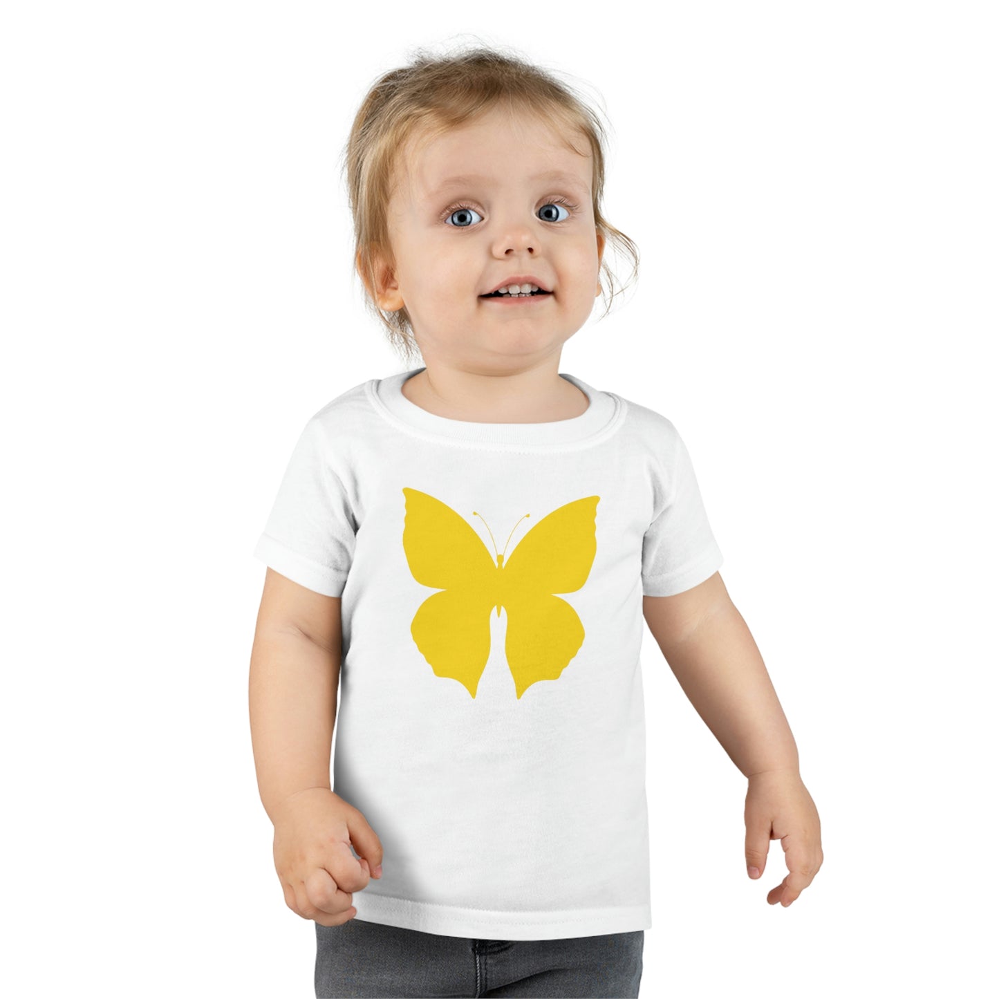 Yellow Butterfly Toddler T-shirt