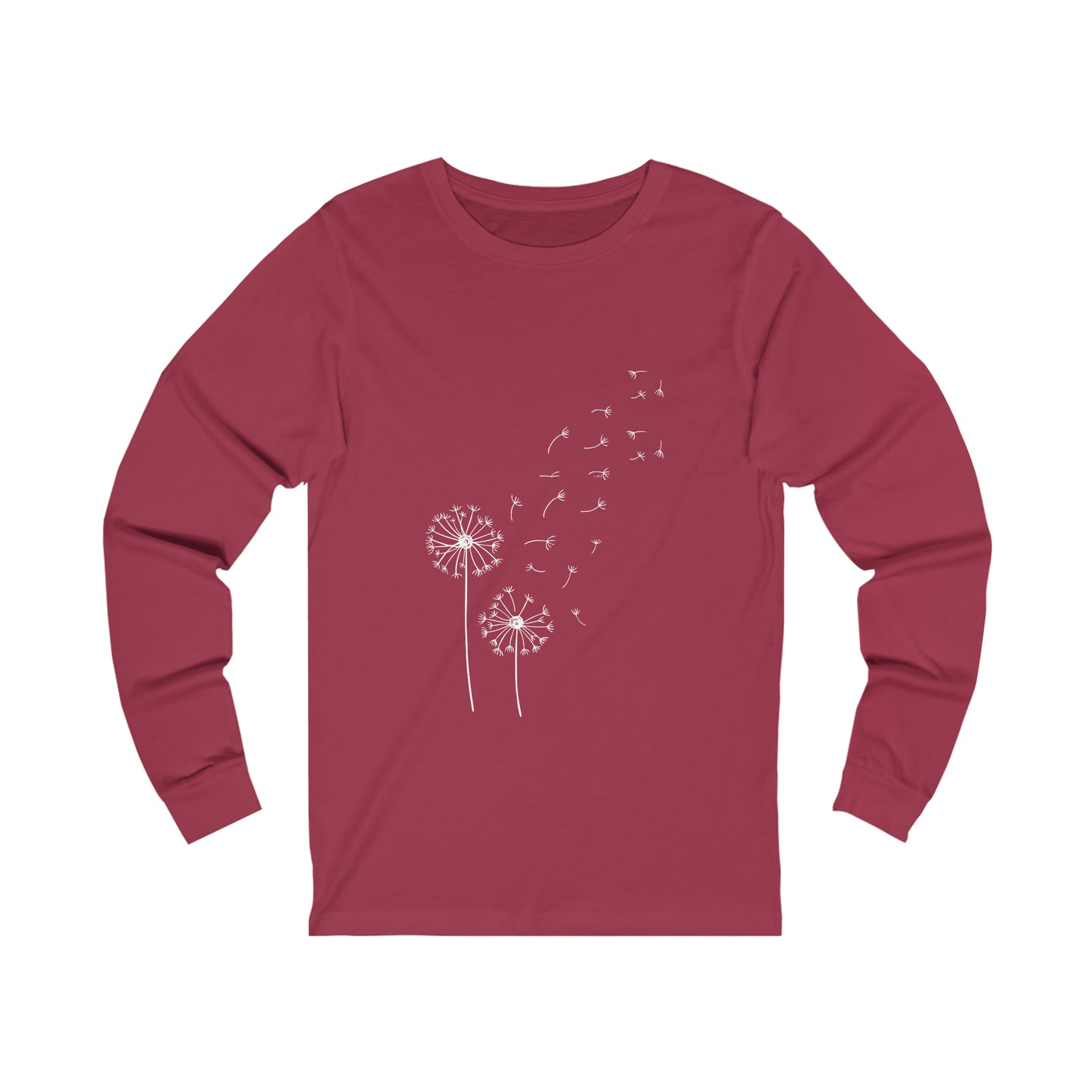 Blowing Dandelion Unisex Jersey Long Sleeve Tee