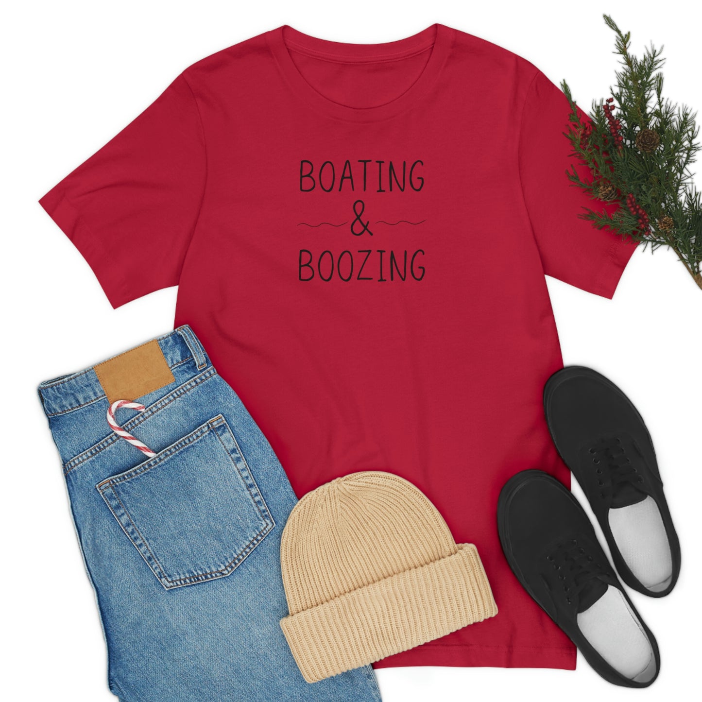 Boating & Boozing Unisex Jersey Short Sleeve Tee